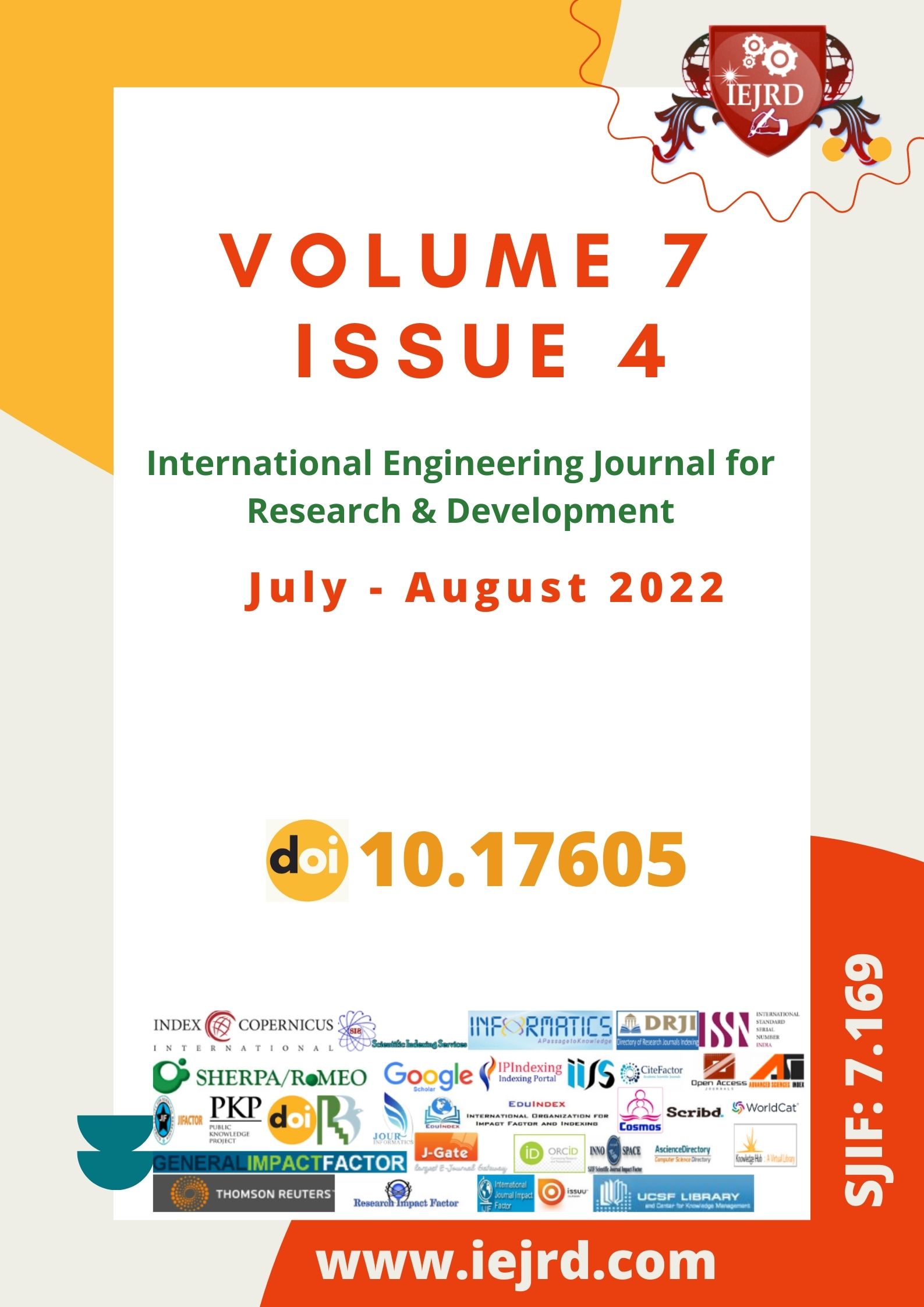 					View Vol. 7 No. 4 (2022): VOLUME 7 ISSUE 4
				
