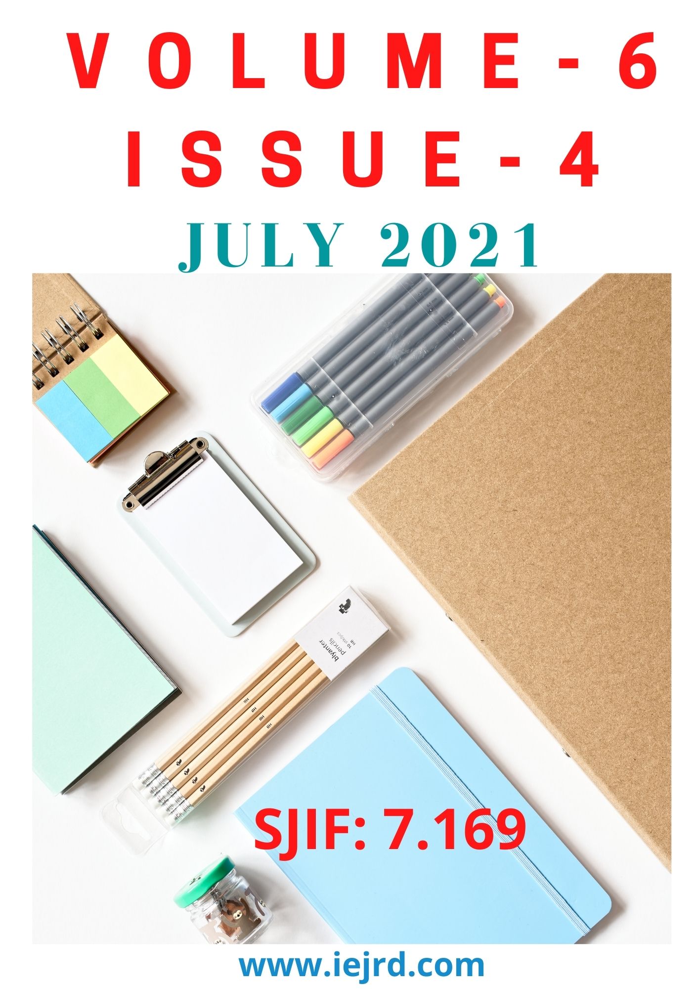 					View Vol. 6 No. 4 (2021): VOLUME 6 ISSUE 4
				